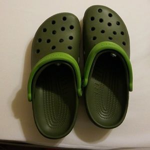 Green Crocs